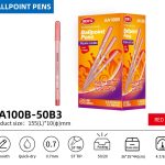 BEIFA AA100B 0.7mm Black Ballpoint Pens | Super Smooth & No Leakage | Mix Bulk Wholesale