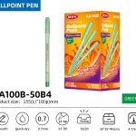 BEIFA AA100B 0.7mm Black Ballpoint Pens | Super Smooth & No Leakage | Mix Bulk Wholesale