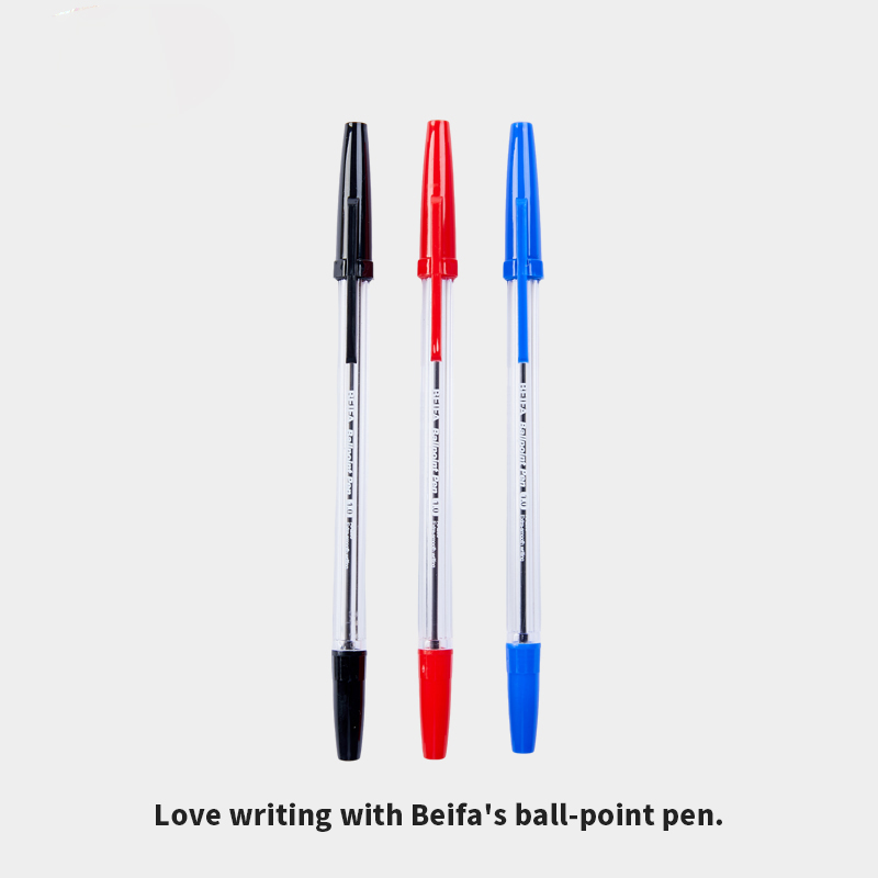 BEIFA AA205 1.0mm Black Ballpoint Pens | Smooth & Quick-Dry | Mix Bulk Wholesale