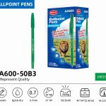 BEIFA AA600 0.7mm Black Ballpoint Pens | Smooth & Quick-Dry | Mix Bulk Wholesale