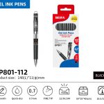 BEIFA GP801 0.7mm Black Gel Ink Pens | Smooth & Quick-Dry | Mix Bulk Wholesale