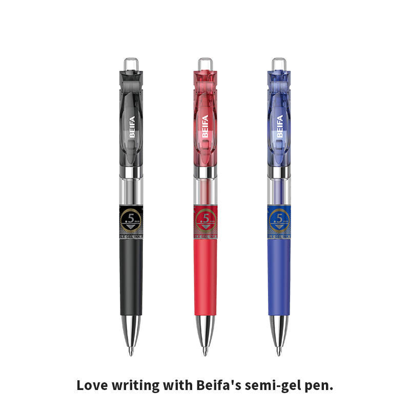 BEIFA GP801 0.7mm Black Gel Ink Pens | Smooth & Quick-Dry | Mix Bulk Wholesale