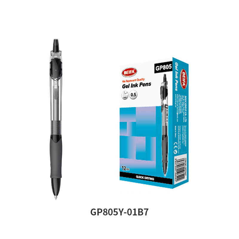 BEIFA GP805 0.5mm Gel Ink Pen | Retractable & Quick-Drying | Mix Bulk Wholesale
