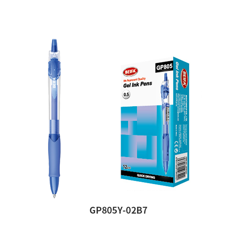 BEIFA GP805 0.5mm Gel Ink Pen | Retractable & Quick-Drying | Mix Bulk Wholesale
