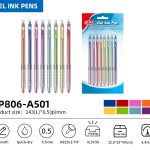BEIFA GP806 0.5mm Gel Ink Pens | Smooth, Quick-Dry & Needle Tip | Mix Bulk Wholesale