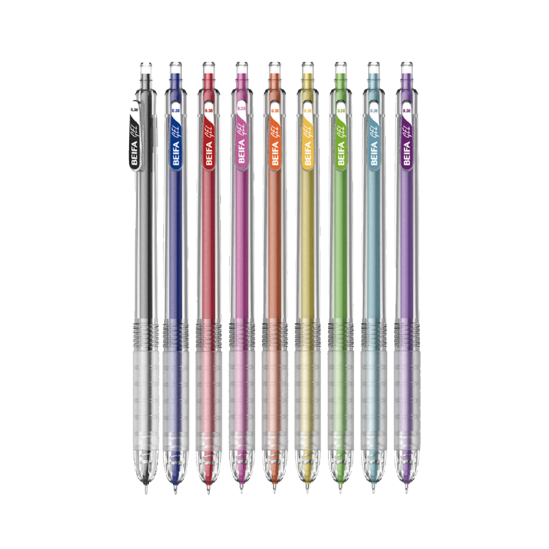 BEIFA GP806 0.5mm Gel Ink Pens | Smooth, Quick-Dry & Needle Tip | Mix Bulk Wholesale