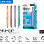 BEIFA GP812 0.5mm/0.7mm Erasable Gel Ink Pen | Smooth, Quick-Dry & Fine Tip | Mix Bulk Wholesale