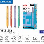 BEIFA GP812 0.5mm/0.7mm Erasable Gel Ink Pen | Smooth, Quick-Dry & Fine Tip | Mix Bulk Wholesale