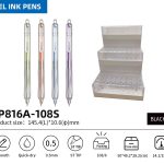 BEIFA OMETTA GP816A 0.5mm Gel Pen | Smooth, Quick-Dry & ST Tip | Mix Bulk Wholesale