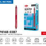 BEIFA OMETTA 0.5mm Silent Click Gel Pen | Smooth Writing & Modern Design | Mix Bulk Wholesale
