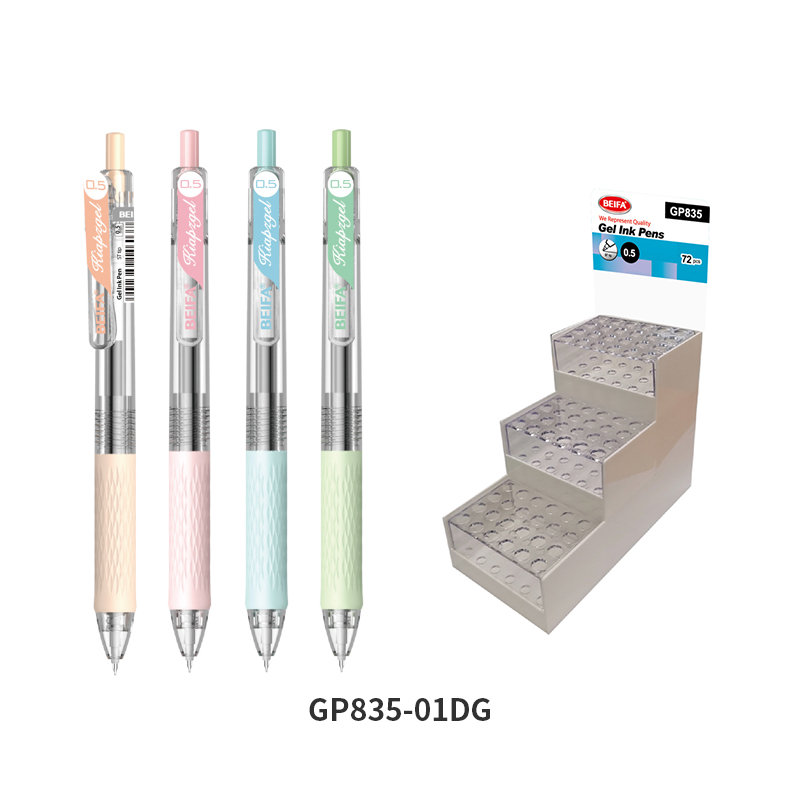 BEIFA GP835 0.5mm Gel Pen | Smooth, Quick-Dry | Pastel Colors | Mix Bulk