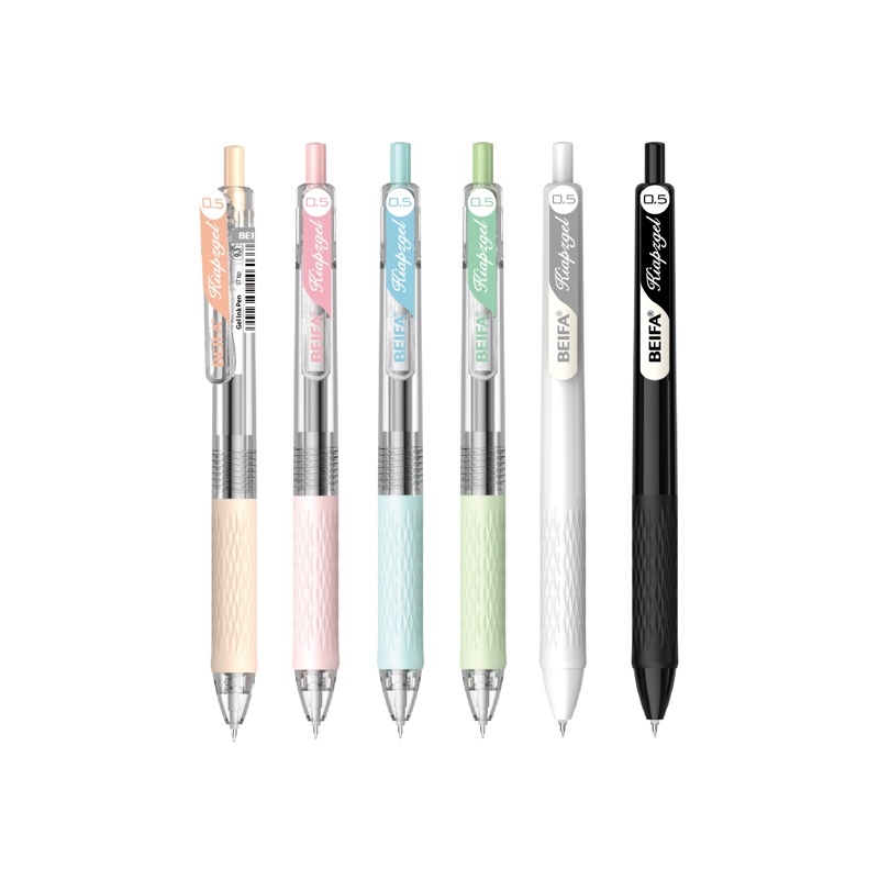 BEIFA GP835 0.5mm Gel Pen | Smooth, Quick-Dry | Pastel Colors | Mix Bulk