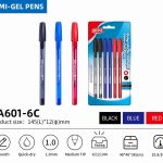 BEIFA TA601 1.0mm Semi-Gel Pen | Smooth Writing & Quick-Dry | Mix Bulk Wholesale
