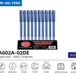 BEIFA TA602A 0.7mm Blue Semi-Gel Pens | Smooth & Quick-Dry | Mix Bulk Wholesale
