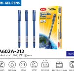 BEIFA TA602A 0.7mm Blue Semi-Gel Pens | Smooth & Quick-Dry | Mix Bulk Wholesale