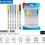 BEIFA TA606C 0.7mm Semi-Gel Pen | Smooth Writing & Quick-Dry | Mix Bulk Wholesale