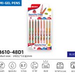 BEIFA TB610 0.5mm/0.7mm Semi-Gel Pen | Smooth Writing & Quick-Dry | Mix Bulk Wholesale