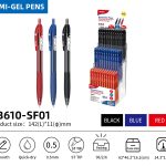 BEIFA TB610 0.5mm/0.7mm Semi-Gel Pen | Smooth Writing & Quick-Dry | Mix Bulk Wholesale
