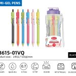 BEIFA TB615 0.7mm Semi-Gel Pen | Colorful Design & Smooth Writing | Mix Bulk Wholesale