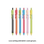 BEIFA TB615 0.7mm Semi-Gel Pen | Colorful Design & Smooth Writing | Mix Bulk Wholesale