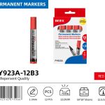 BEIFA PY923 Permanent Marker Bullet Tip Waterproof Multi-Color Wholesale | Mix Bulk