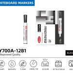 BEIFA BY700&BY700A Whiteboard Marker Set with Eraser Chisel Tip Dry Erase Markers | Mix Bulk