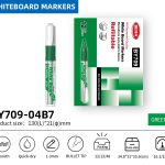 BEIFA BY709 Whiteboard Marker Set with Eraser Bullet Tip Dry Erase Markers | Mix Bulk