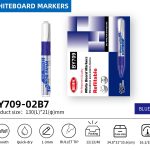 BEIFA BY709 Whiteboard Marker Set with Eraser Bullet Tip Dry Erase Markers | Mix Bulk