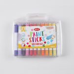 BEIFA DB101 Water Soluble Paint Sticks | Washable Paint Marker Set | Mix Bulk