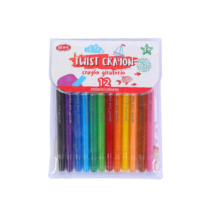 BEIFA DC108 twistable Crayon Reliable Design Daily Use | Mix Bulk Wholesale