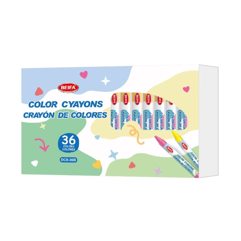 BEIFA DC8 Crayon Commercial Packaging Global Distribution | Mix Bulk Wholesale