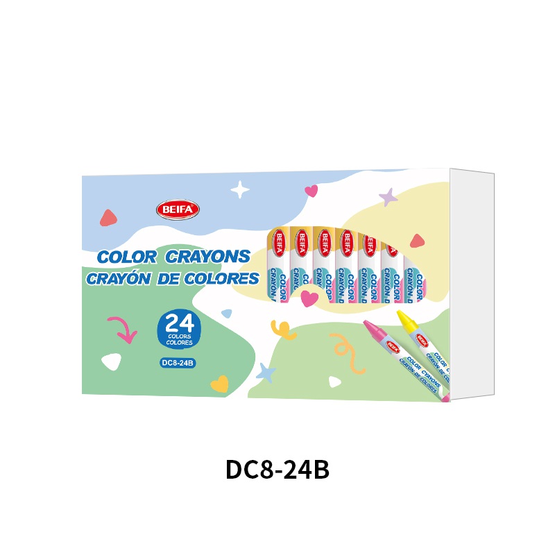 BEIFA DC8 Crayon Commercial Packaging Global Distribution | Mix Bulk Wholesale