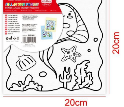 BEIFA DJ26 Coloring Canvas Set Reliable Design Daily Use | Mix Bulk Wholesale