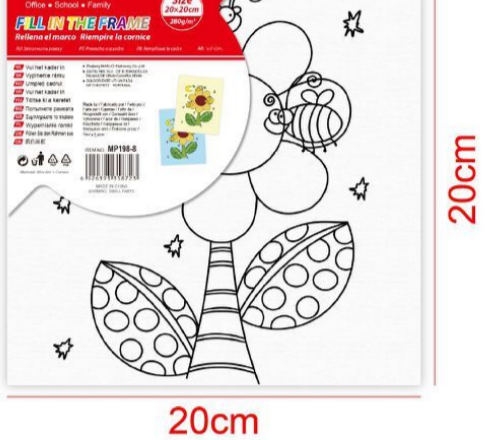 BEIFA DJ26 Coloring Canvas Set Reliable Design Daily Use | Mix Bulk Wholesale