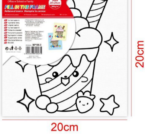 BEIFA DJ26 Coloring Canvas Set Reliable Design Daily Use | Mix Bulk Wholesale