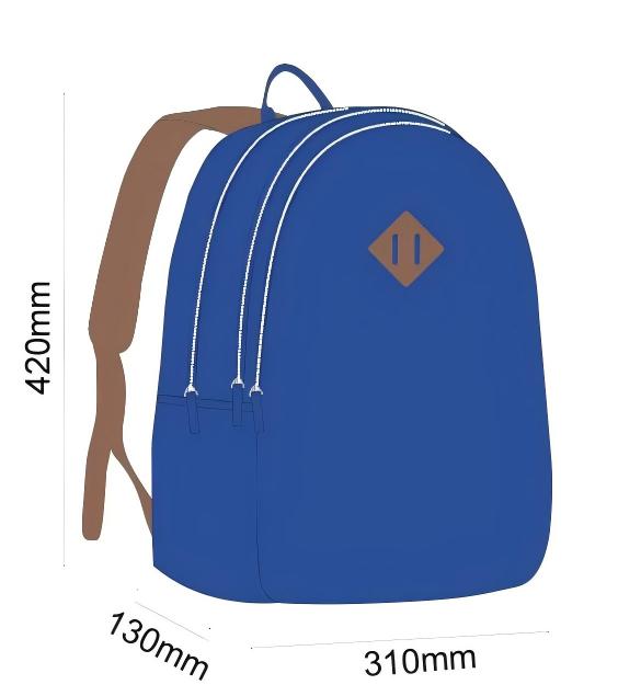 BEIFA EB2A Casual Backpack Wholesale | 600D Large Capacity School Bag | Mix Bulk