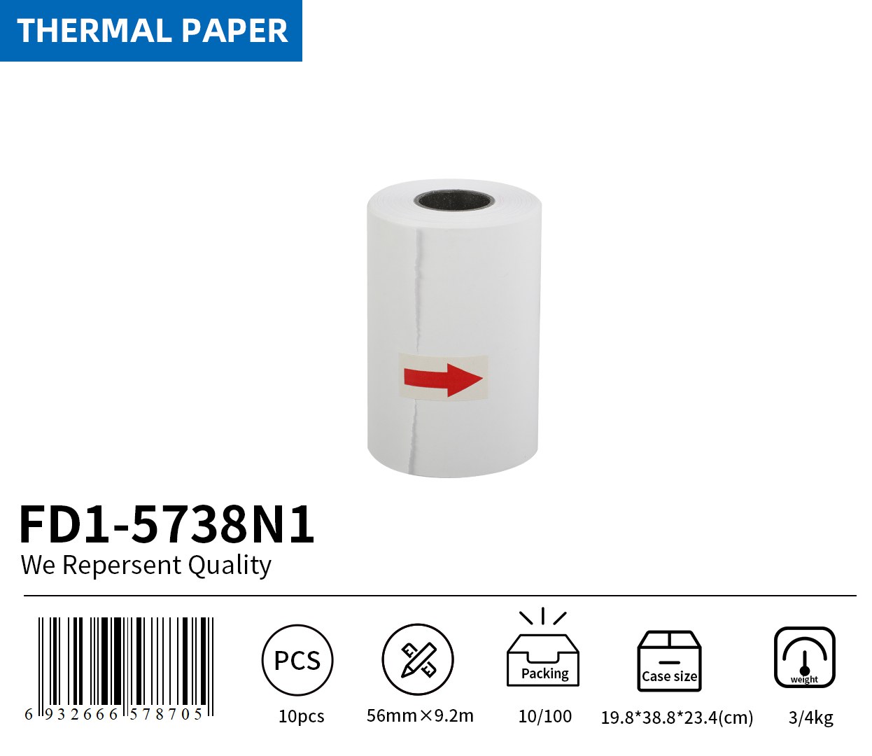 Thermal Paper Rolls 80*80mm & 57*38mm | Premium Receipt Paper for POS Systems | Mix Bulk Wholesale