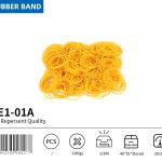 BEIFA FE1 Yellow Rubber Bands Wholesale Elastic Office Rubber Bands | Mix Bulk