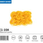 BEIFA FE1 Yellow Rubber Bands Wholesale Elastic Office Rubber Bands | Mix Bulk