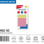 BEIFA Premium Adhesive Notes 75x75mm | Bright Sticky Pads for Office & School | Mix Bulk Wholesale