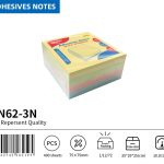 BEIFA Premium Adhesive Notes 75x75mm | Bright Sticky Pads for Office & School | Mix Bulk Wholesale