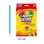 BEIFA MK1 Wood-Free Colored Pencils 18-48 Colors | Bright Art Quality & Hexagonal Grip | Mix Bulk Wholesale