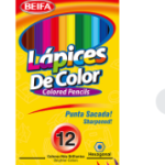 BEIFA MK15 Wood-Free Colored Pencils 12-48 Colors | Bright Art Quality & Hexagonal Grip | Mix Bulk Wholesale