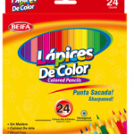 BEIFA MK15 Wood-Free Colored Pencils 12-48 Colors | Bright Art Quality & Hexagonal Grip | Mix Bulk Wholesale