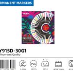 BEIFA PY915D Permanent Marker Set | Ready to Ship Bulk Wholesale | Mix Bulk