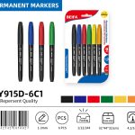 BEIFA PY915D Permanent Marker Set | Ready to Ship Bulk Wholesale | Mix Bulk