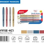 BEIFA PY915E Metallic Marker Set | Bulk Wholesale Metallic Pens | Mix Bulk
