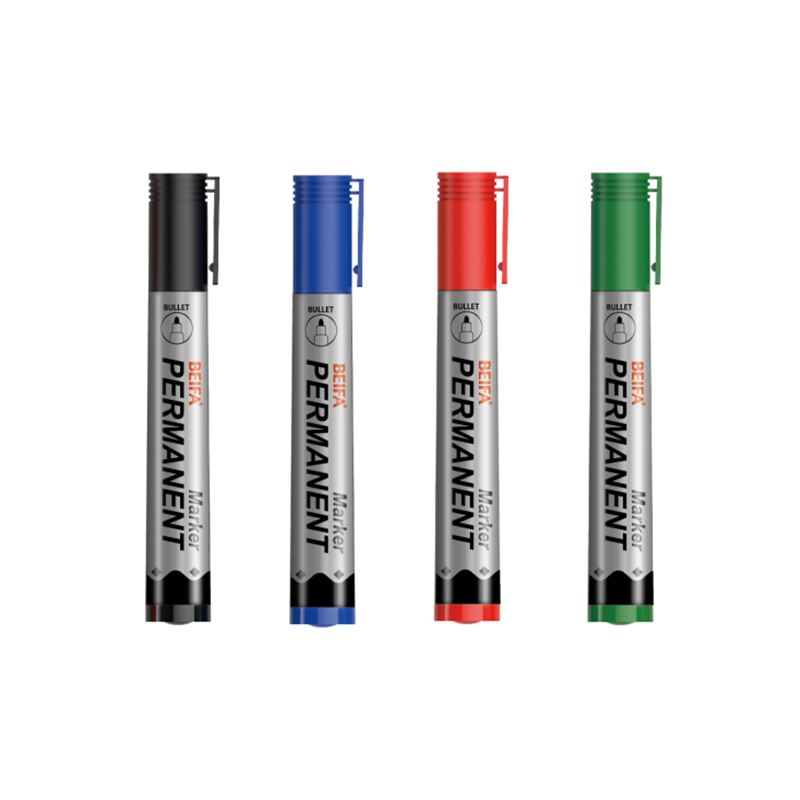 BEIFA PY923 Permanent Marker Bullet Tip Waterproof Multi-Color Wholesale | Mix Bulk