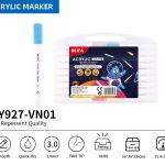 BEIFA PY927 Acrylic Marker Set 3.0mm Fine Tip Paint Pens Multi-Color Wholesale | Mix Bulk
