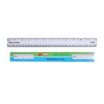 BEIFA R3012 30cm Transparent Plastic Ruler | Straightedge Measuring Ruler | Mix Bulk